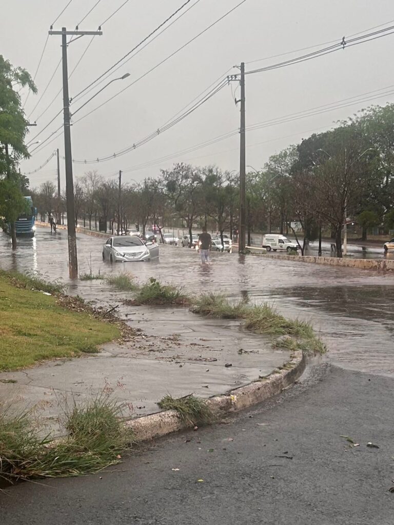 Temporal com ventos causam estragos em Iracemápolis