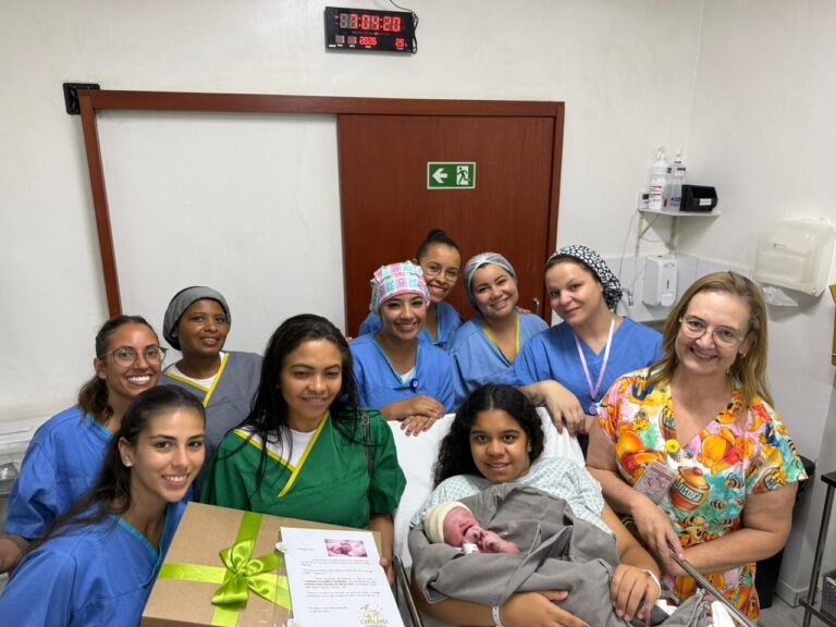 Santa Casa de Limeira comemora o nascimento de Gabriele, a primeira bebê de 2026